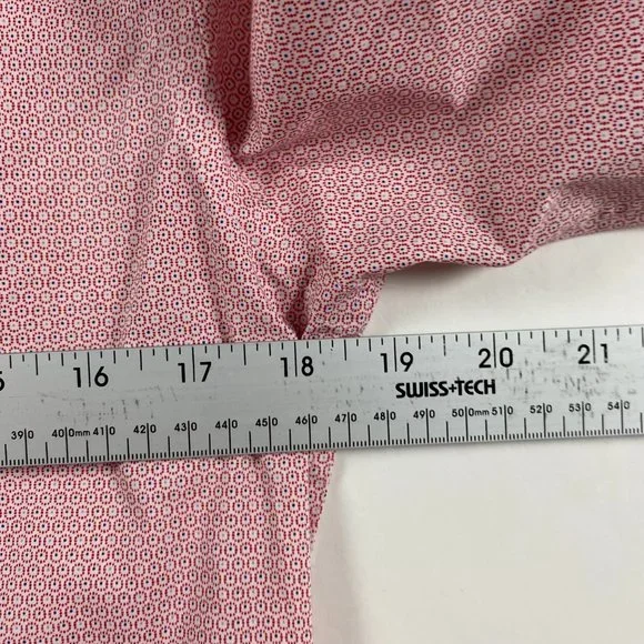 NWT Tommy Hilfiger CoolMax Slim Fit Stretch Shirt Mens Small 14.5  32/33 Red - Picture 8 of 12